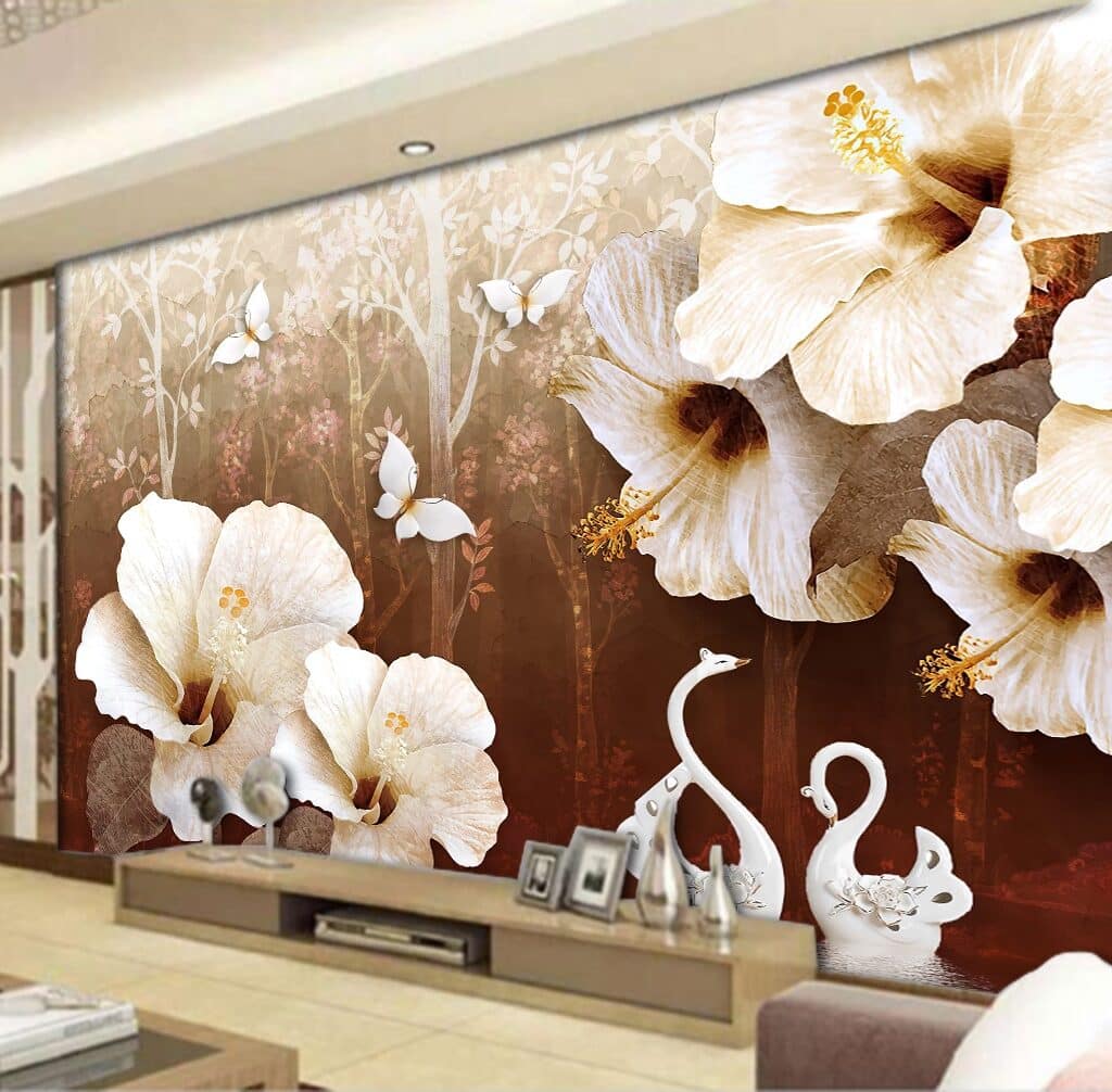 3D flower wallpaper