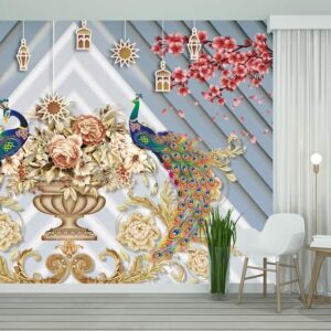 3D peacock wallpapers