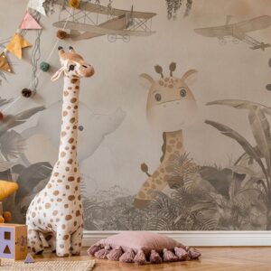 Jungle Jungle Baat Chali Hai, Jungle Buddies Mural Kids Wallpaper56