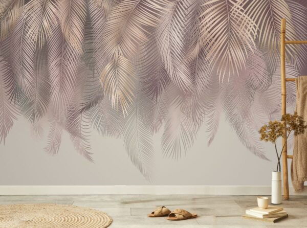 Talipatra, Palm Leaves Fresco Wallpaper for Wall