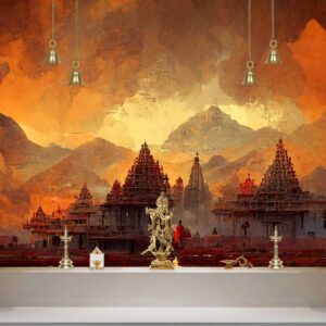 Kashi Wallpaper for Pooja Room