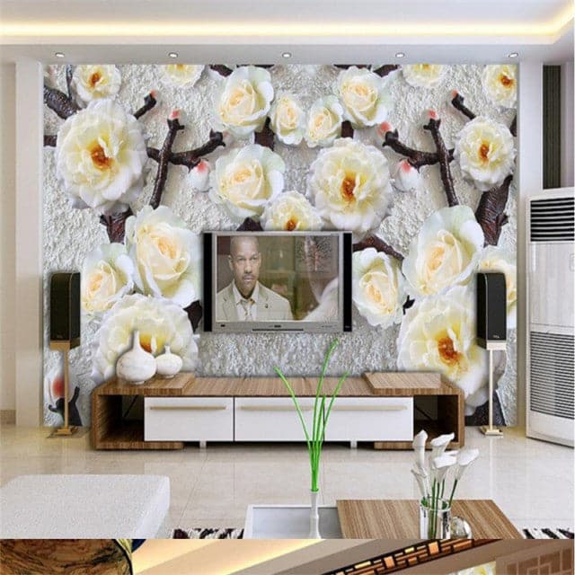 3-D-Wallpaper-3-D-Fresco-Wall-Modern-Flower-Tulip-Tv-Background-Wallpaper1