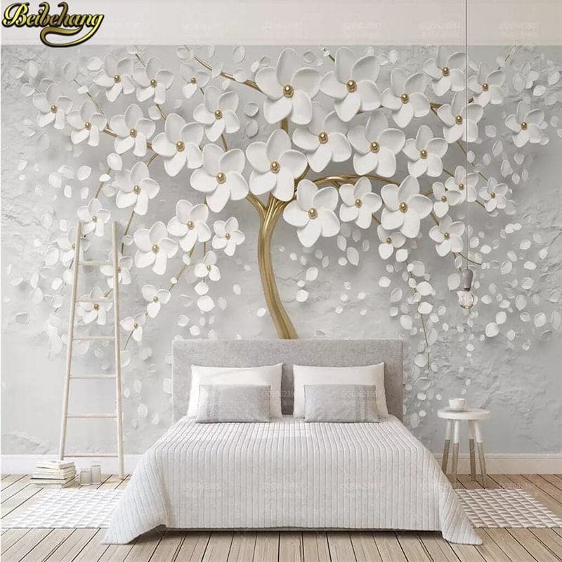 3D-White-Bloom-Flower-Tree-Nature-Background_wallpaper2