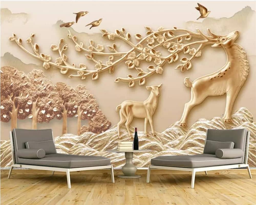 3d-Wallpaper-3d-Stereo-Mural-New-Chinese-Forest-Plum-Deer_wallpaper2