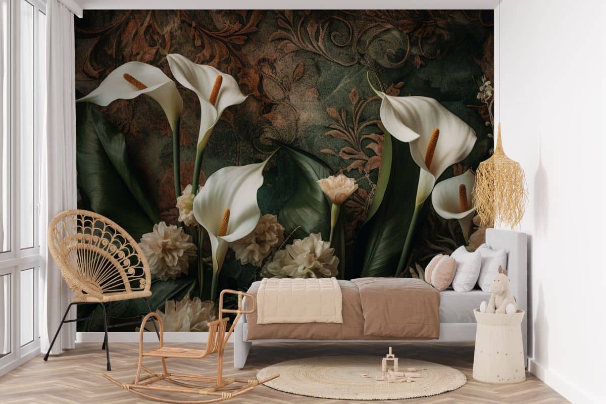 Antique-Blooms-Wallpaper-for-Wall-M