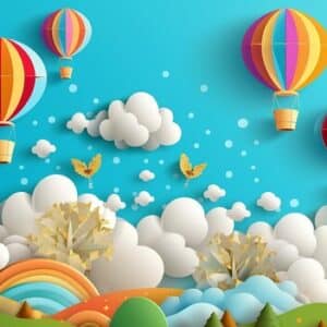 beautiful air-balloons 3D wallpapers