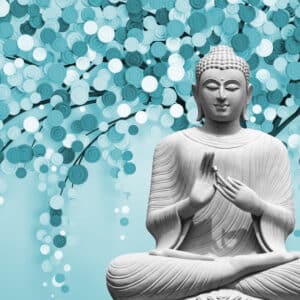 budha-green-3d wallpaper