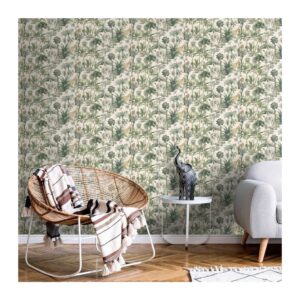 3D Rolls wallpaper flowers Design