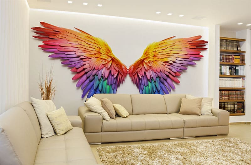 3D-Effect-Colorful-Angel-Wings-Wallpaper-Mural-M