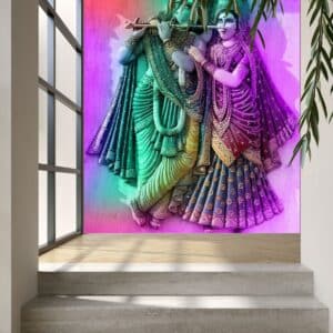 Krishna Wallpaper for Wall Beautiful Radha Krishna Wallpaper