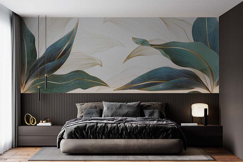 Luxury-Abstract-Art-Leafy-Gold-Majesty-Wallpaper-Mural-M