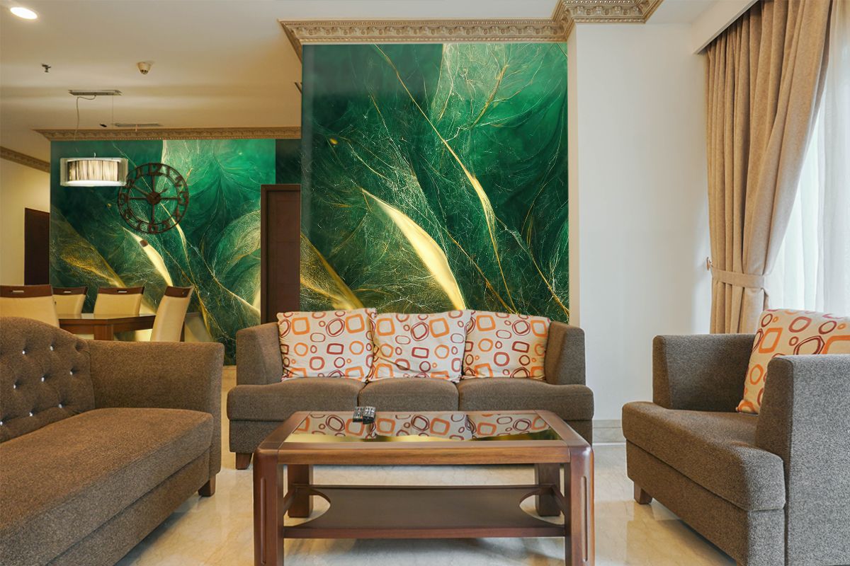 Luxury-Abstract-Fluid-Art-Green-Gold-Marble-Wallpaper-M