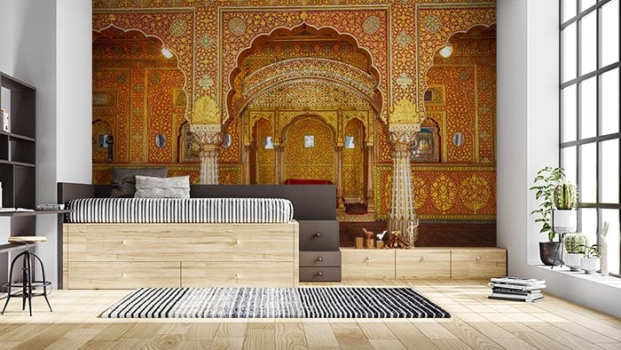 Rajasthani Darbar Wallpaper Mural