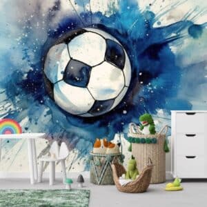 Soccer Football Watercolor Wallpaper