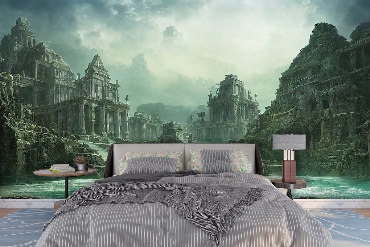 Watercolor-Musical-Instruments-Mural-Wallpaper