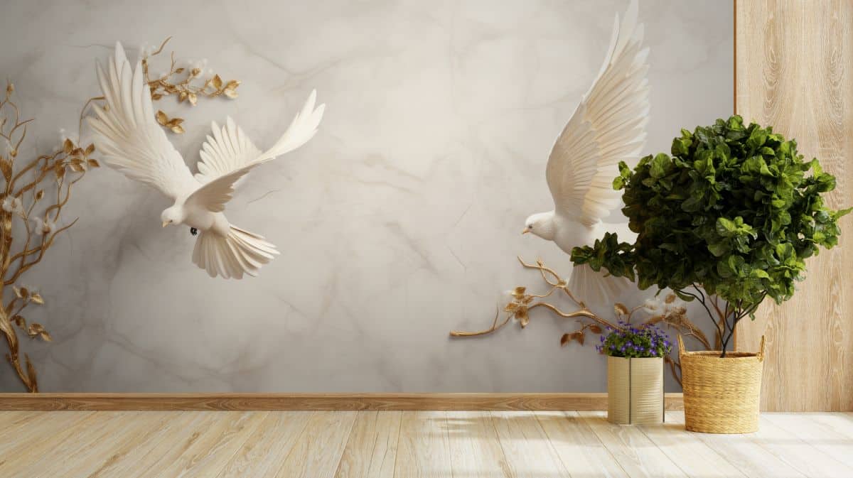 Wings-of-Tranquility-3D-Flying-Pigeons-Wallpaper-Mural-M
