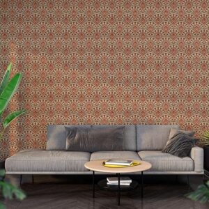 Ethnic kalamkari Art Design 3D Wallpaper Mural