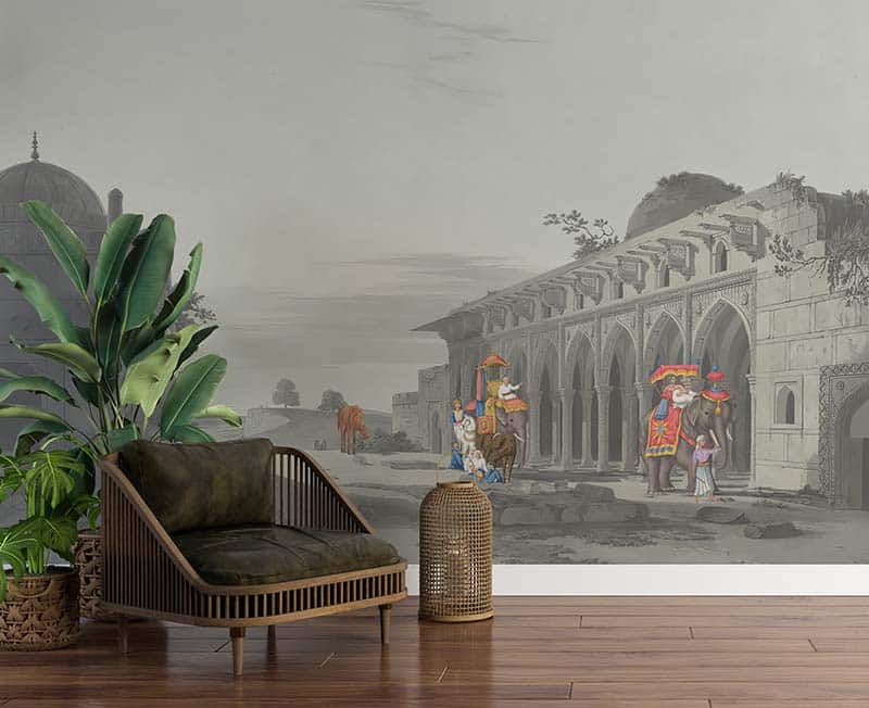 Ancient-India-Vibes-Wallpaper-Mural-M2