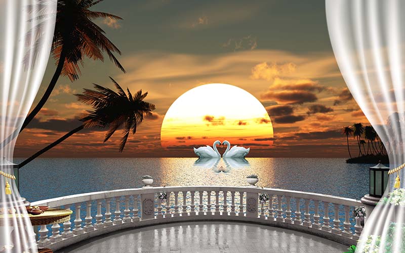 Dusk-Vista-Window-View-Wallpaper-Mural